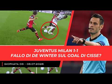 Video Juve Milan 1-1 | Step on foot su Kolo Muani e gol da annullare?