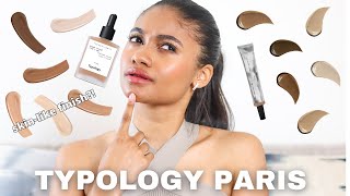 TYPOLOGY TINTED SERUM & CONCEALER REVIEW | typology Paris tinted serum & concealer try on & review!