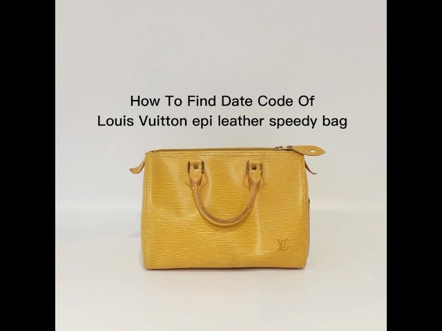 Louis Vuitton Speedy 25 Datecode 