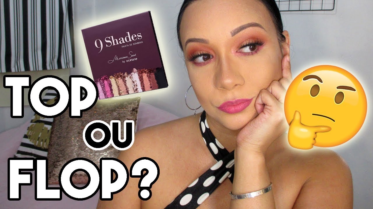 TOP ou FLOP? | PALETA 9 SHADES MARI SAAD | LUH ANDRADE