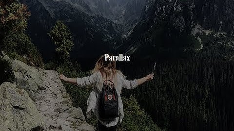 Speed Code -  Full Screen Parallax Effect - HTML | CSS