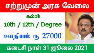 Clerk Office assistant jobs Tamil Nadu icds recruitment 2021 government jobs 2021 tamil nadu tn govt