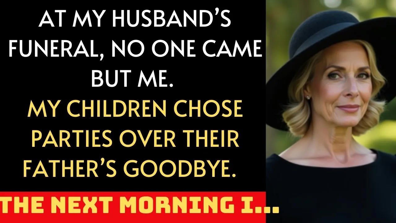 At My Husband’s Funeral, No One Came But Me  My Children Chose Parties Over Their Father’s Good