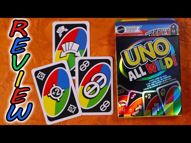 Uno All Wild'' play review that fights with a ridiculous rule that removes  colors and numbers and only wild cards, anyway momentum is important so  explosive speed recommended - GIGAZINE