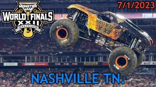 Monster Jam World Finals XXII Nashville TN. 2023, July 1st (Full Show) 4K 60fps