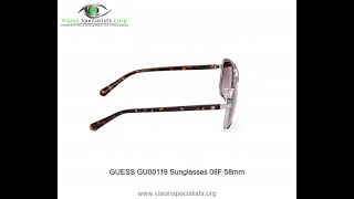 GUESS GU00119 Sunglasses 08F 58mm