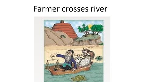 24 Standard Interview Puzzles - FARMER CROSS THE RIVER