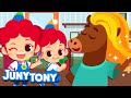 Hairdresser | Whose hairstyle is the best?:) | Hair Salon | Jobs and Career Song for Kids | JunyTony