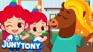 Hairdresser | My Beauty Salon Song | Hair Salon | Job & Occupation Songs for Kids | JunyTony