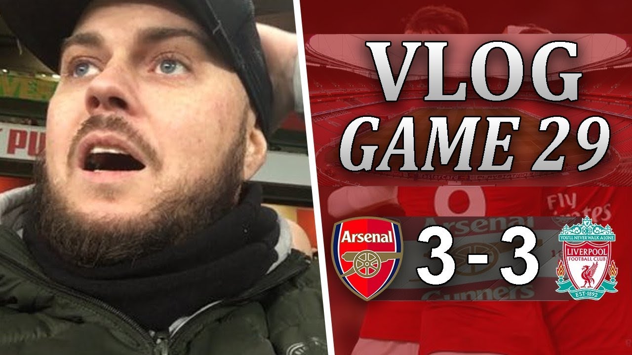 ARSENAL 3 V 3 LIVERPOOL WHAT A CRAZY GAME MATCHDAY VLOG YouTube