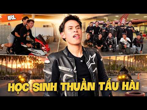 IRL FIRST TIME A DEV GETS INVITED BY A SRIDER TO TRY A BIG DISPLACEMENT MOTORBIKE AND GETS ROASTE...