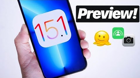 iOS 15.1 Preview!