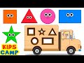 Best Learning Videos for Toddlers | Learn Shapes for Children with Fun Play Wooden Toy Truck