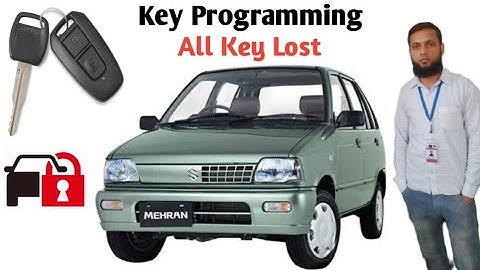 Suzuki Mehran Bolan Pickup remote program all key lost without programming tools