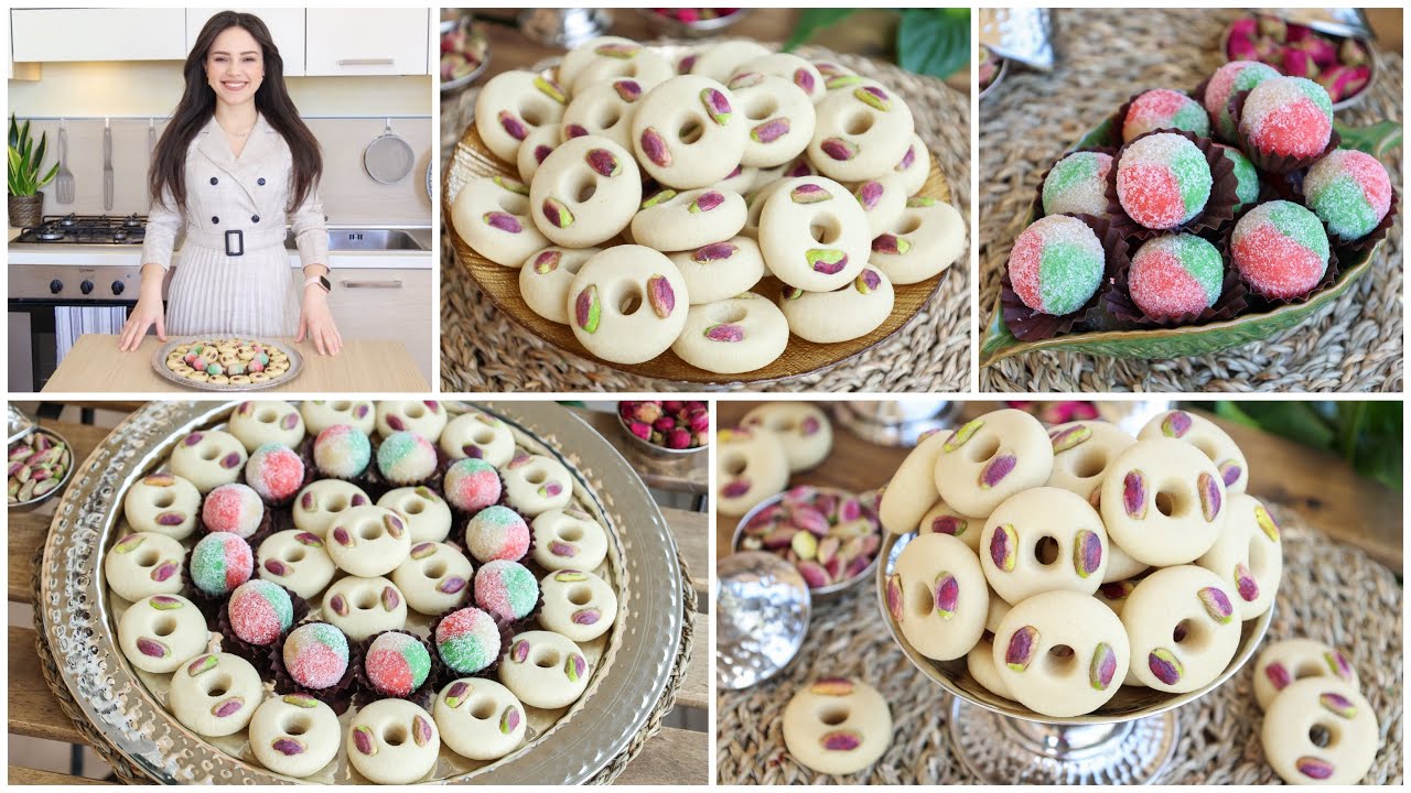 حلو العيد🌙كعك اللوز التونسي بطريقة سهلة ومبسطة مع كل أسراره باش يجي مزيان ومعلك مع كعابر اللوز بنة❤️