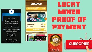 Lucky miner Proof of payment legit playing app #legitapp #legitpayingapp2022. #proofofpayment screenshot 4