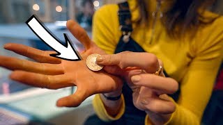 LEARN ANTI-GRAVITY COIN MAGIC!! - ft. Sonia Benito