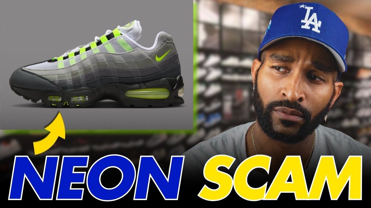 Кроссовки Neon Air Max 95 2026 года вас обманут! Не дайте себя ввести в заблуждение!