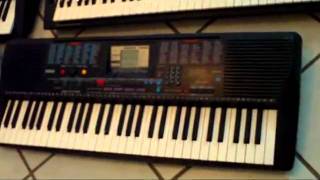 Kris Nicholson Shows Off His YAMAHA Intermediate Collection of Keyboards.avi