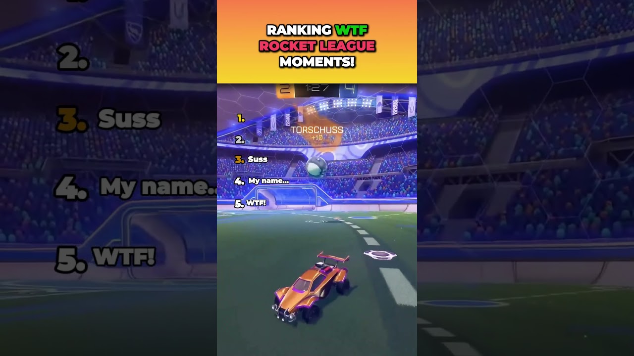 Ranking ROCKET LEAGUE WTF Moments!