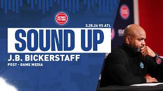 Post-Game Press Conference: J.B. Bickerstaff | Pistons vs. Hawks | 03.25.26
