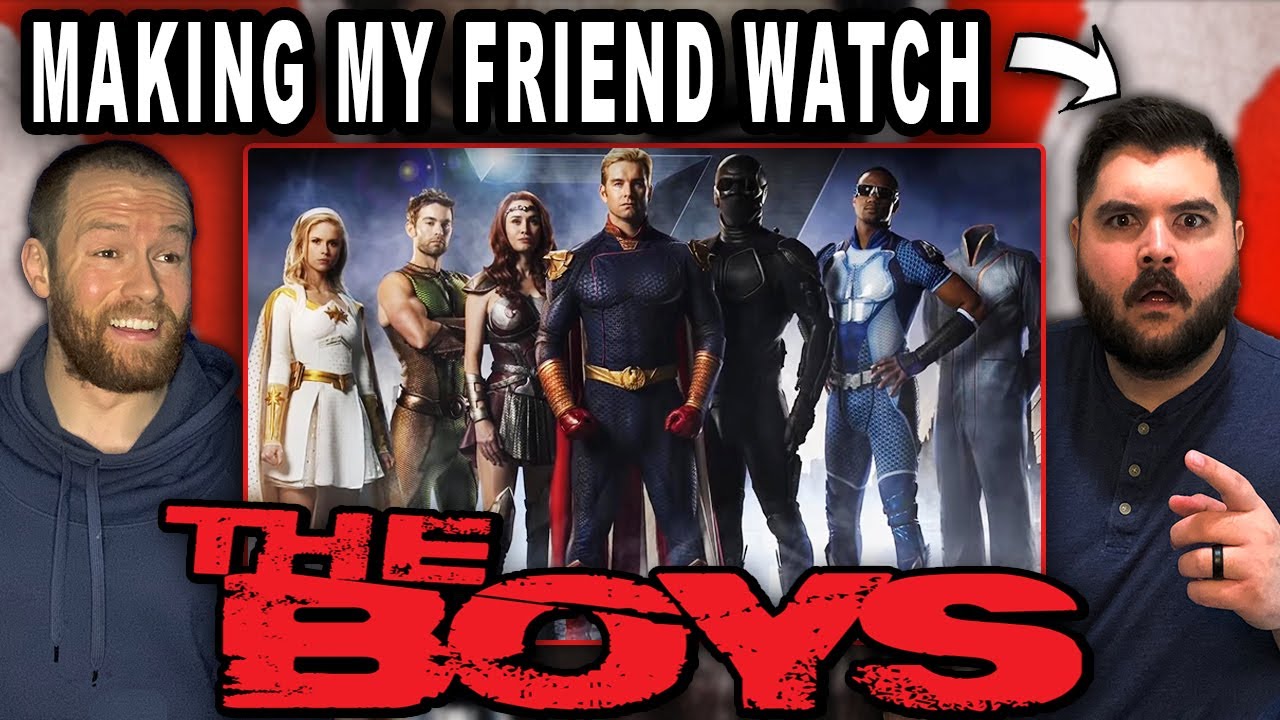 Making My Friend Watch The Boys Episode 1 | REACTION