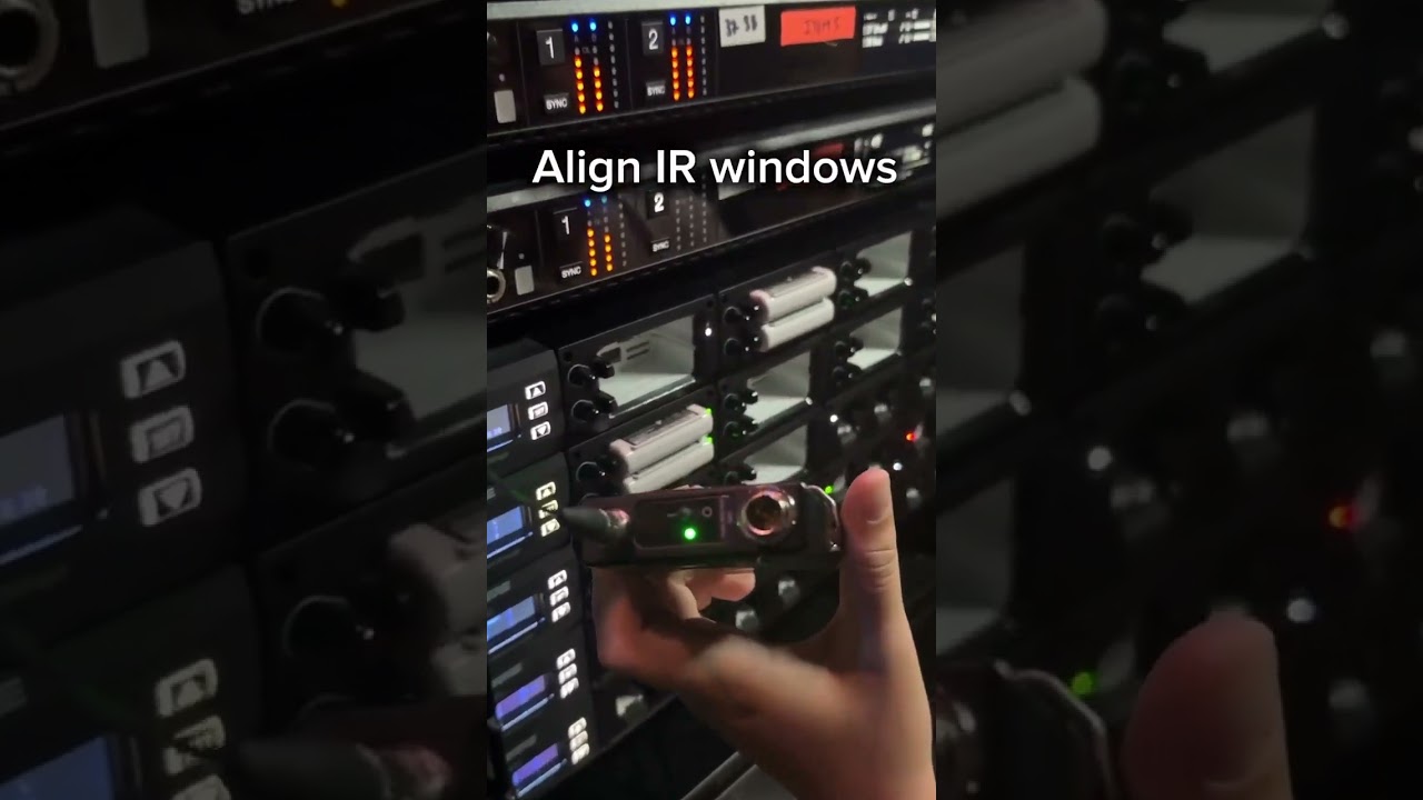 How to Sync Beltpack Transmitter Shure Axient Digital ADX1￼