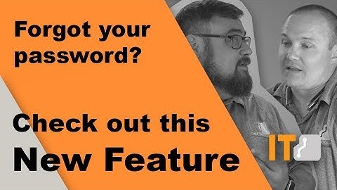 Password Reset Launch Video