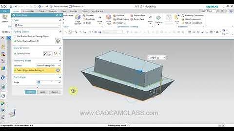 NX   DRAFT BODY COMMAND IN NX