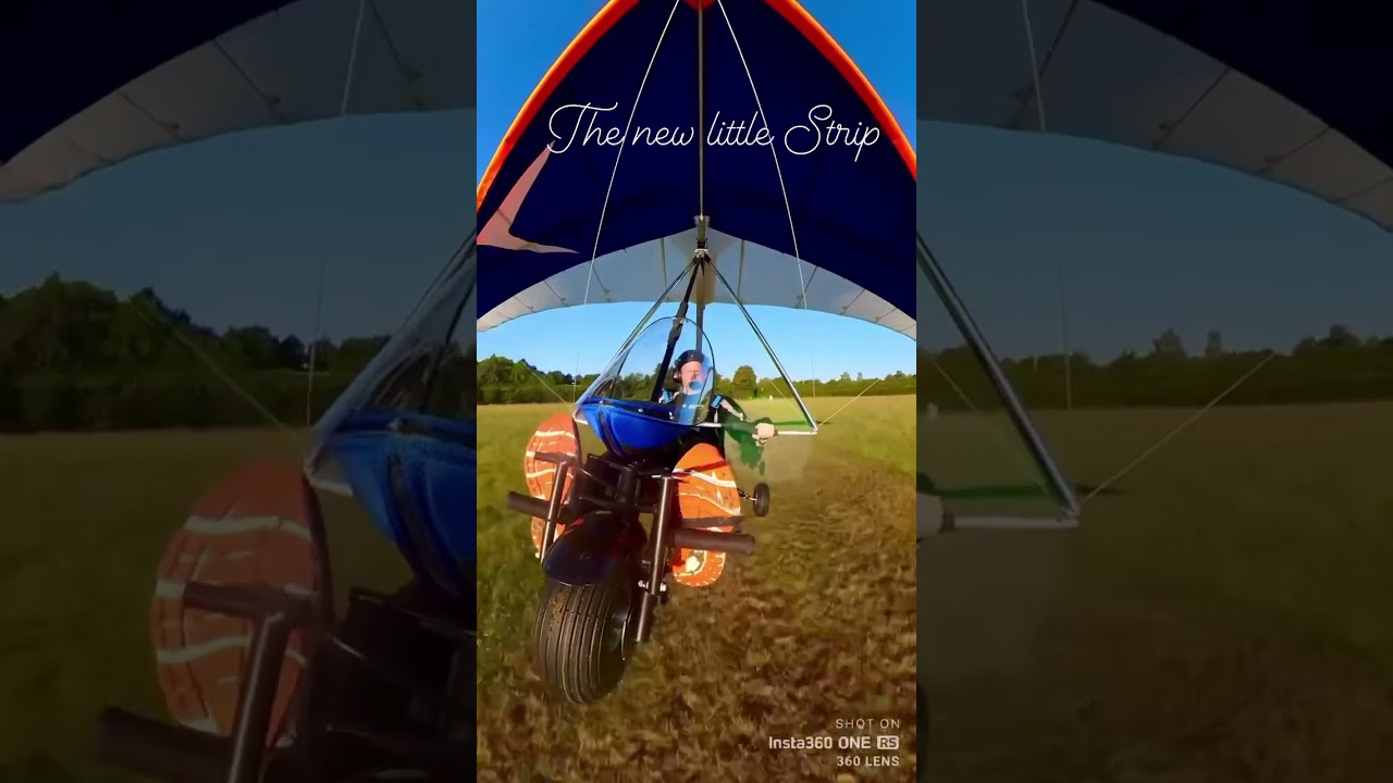 Microlight Sub70 landing  