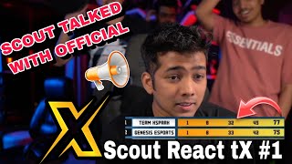 Scout Talked with Official & Reply TX #1 in Sky Performance