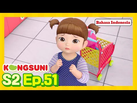 [S2 Ep.51] The Commotion at the MarketㅣKonsuni IndonesianㅣKongsuni and her friends