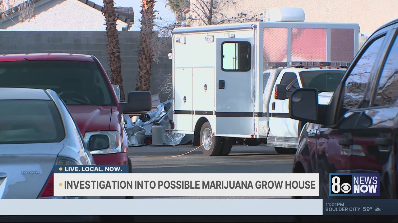 Authorities investigate possible marijuana grow house in west Las Vegas valley