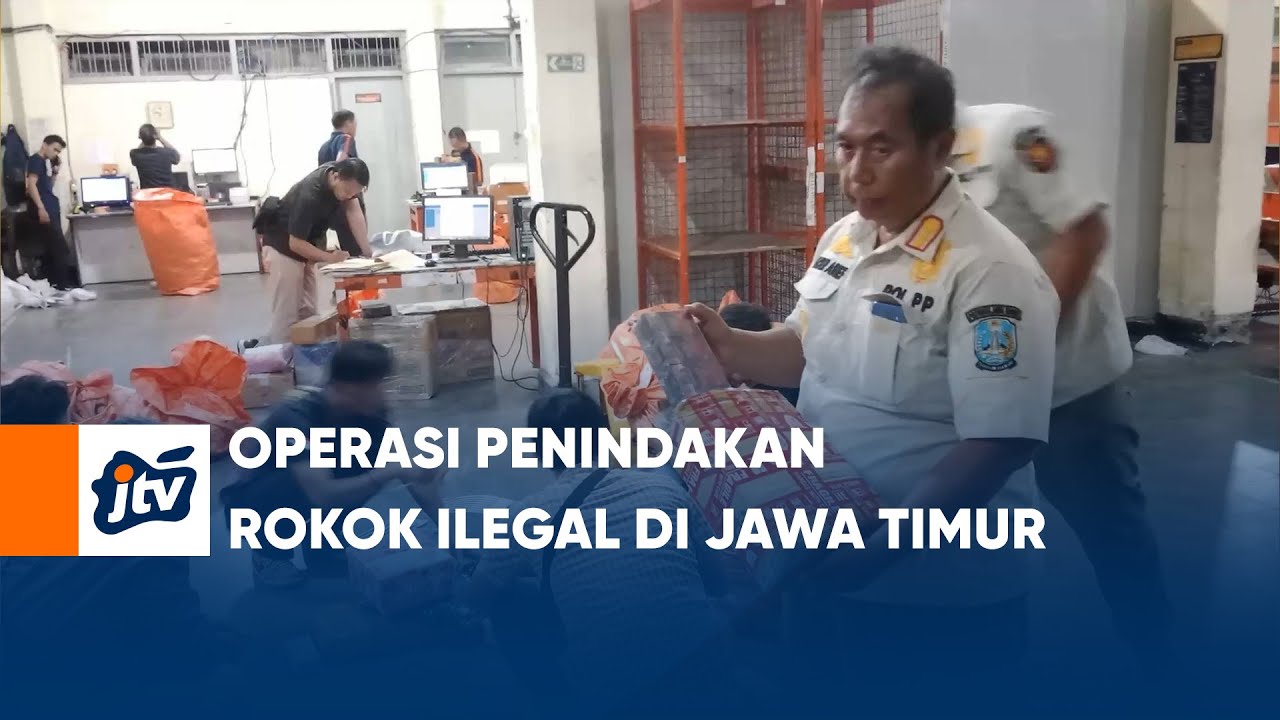 OPERASI PENINDAKAN ROKOK ILEGAL DI JAWA TIMUR