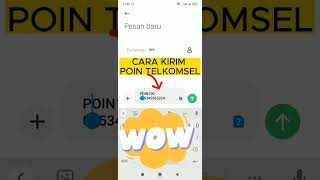 HOW TO SEND TELKOMSEL POINTS TO OTHER NUMBERS #shorts