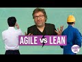 Lean vs agile  col bleu vs col blanc 