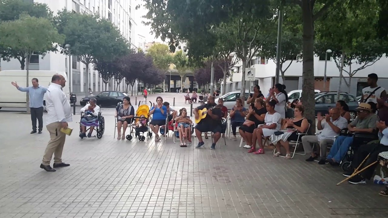 cultos en la calle San roque badalona.