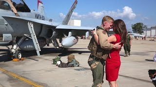 Stunning Video of Military Homecoming • Welcome Home U.S. Fighter Pilots