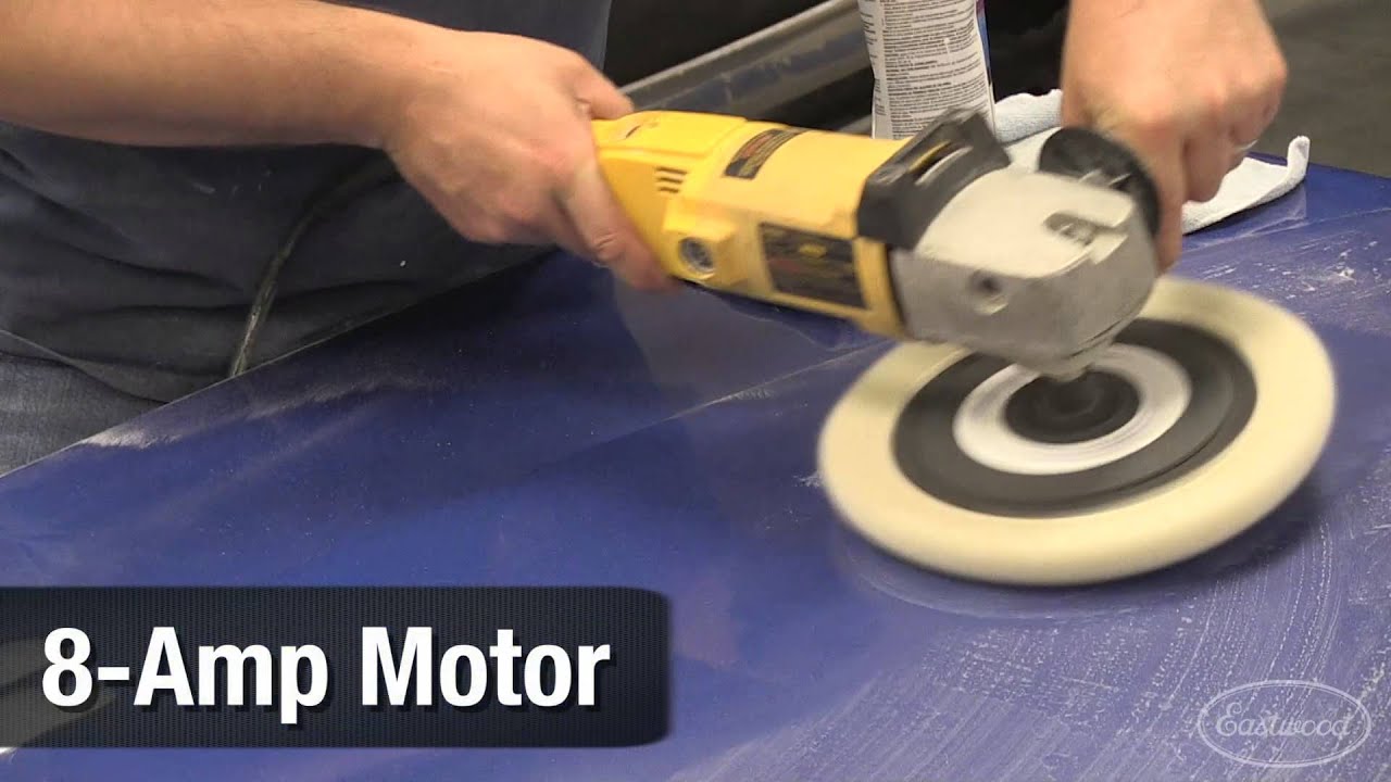 Auto Detailing with Dewalt 1000/3000RPM 7"& Buffmaster Polisher from Eastwood - YouTube