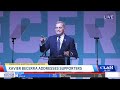 Xavier Becerra addresses supports in L.A.: 'The underdog stayed in the fight'