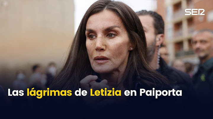 Las lágrimas de la Reina Letizia en su visita a Paiporta