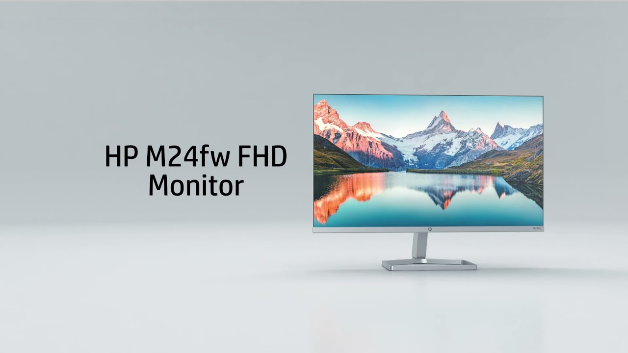 HP Monitor antirreflejos M24fw FHD de 24 pulgadas (1920 x 1080) 75Hz,  controles en pantalla, AMD FreeSync, modo de luz azul baja, blanco