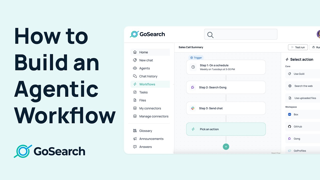 How to Build an Agentic Workflow in GoSearch