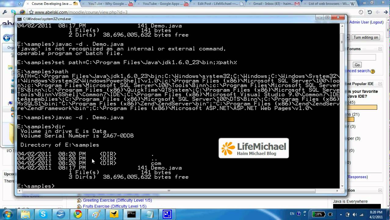 Compiling Source Code with Package Statement - YouTube