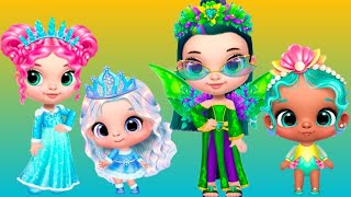 Princess enchanted castle vs giggle babies toddler care new update Tutotoons game  screenshot 4