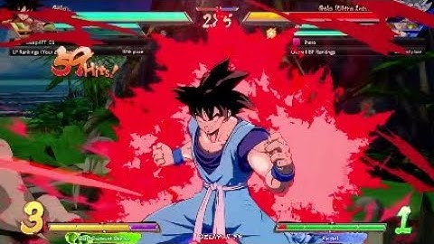 How to start a match with Base Goku! 0 bar midscreen ToD combo DBFZ online