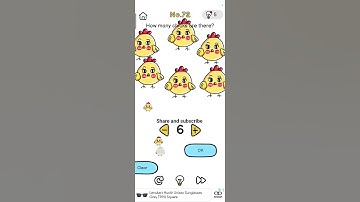 how many chicks are there brain out level 72#shorts#trending#trending games