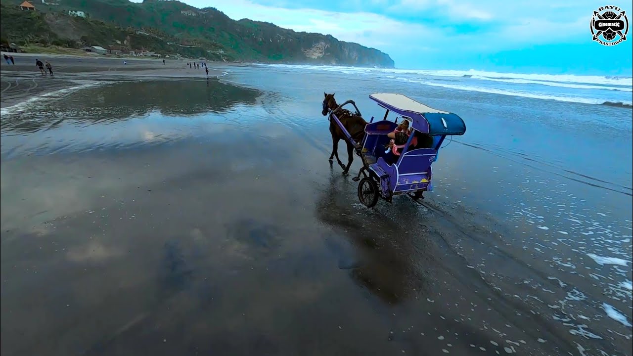  Pantai  Parangtritis  Cinematic Drone YouTube