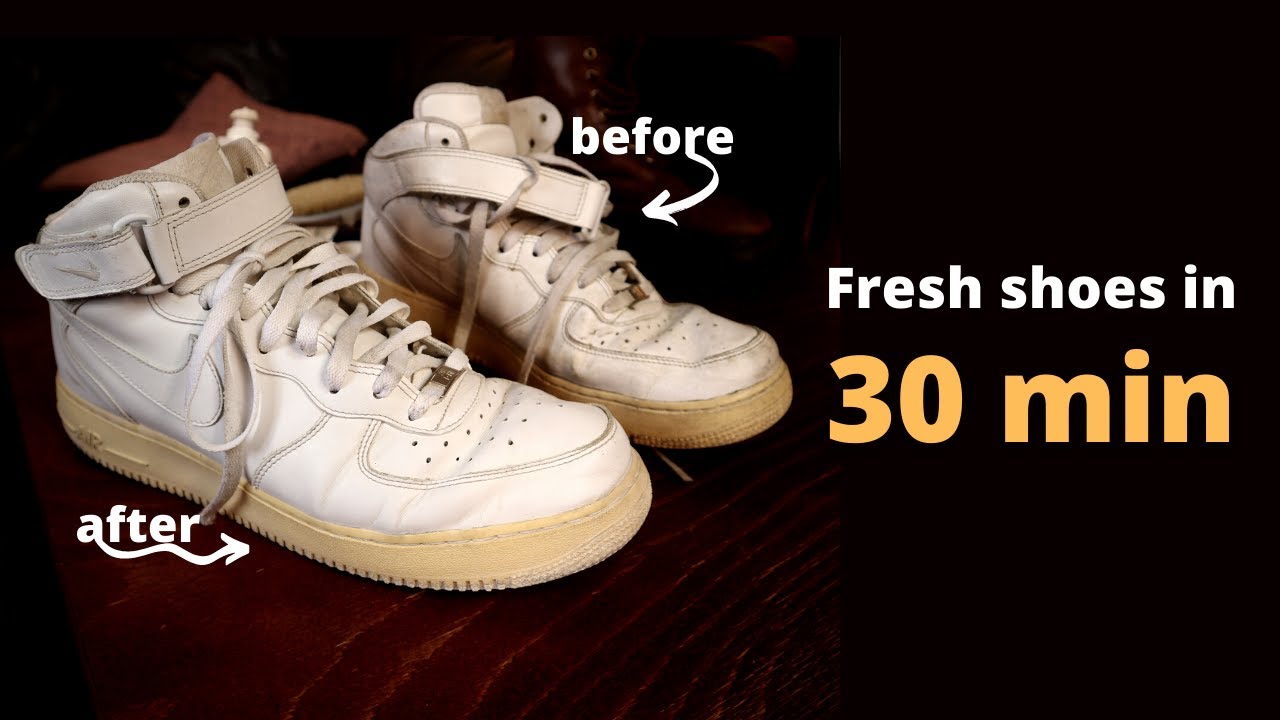 How to Clean White Leather Shoes (And Not RUIN the Leather) 
