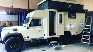 Self build landrover camper. Ex ambulance